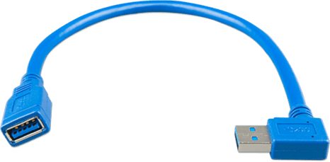 Подовжувач USB односторонній кутовий