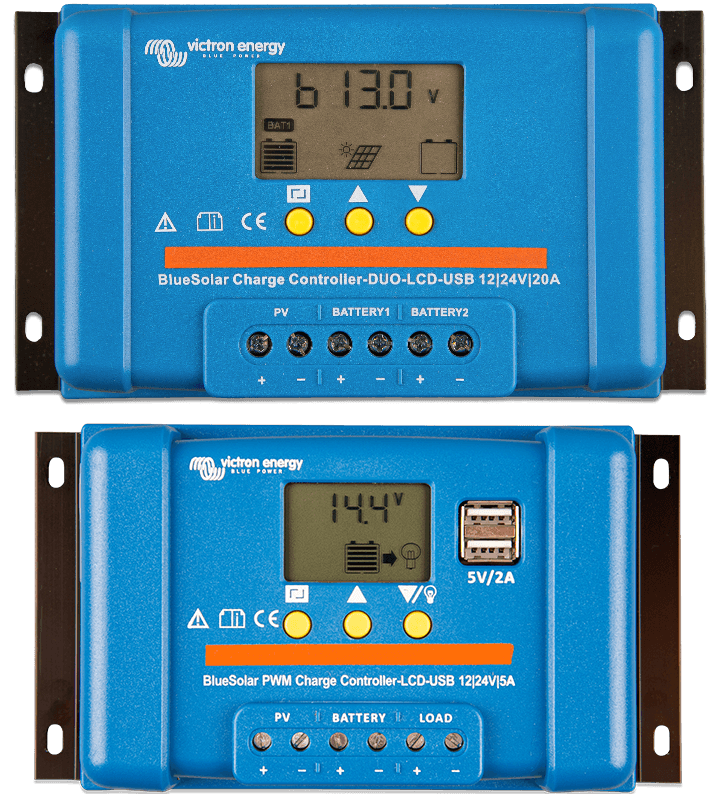 ШІМ-контролер заряду BlueSolar PWM Charge Controller (DUO) LCD&USB