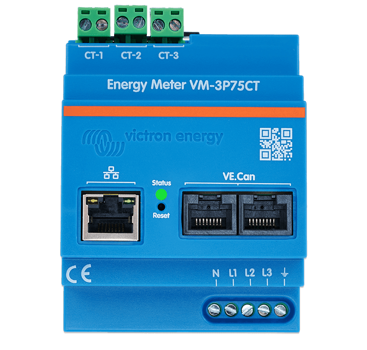 Лічильники енергії VM-3P75CT, VM-3P5A, ET112, ET340, EM24 Ethernet та EM540