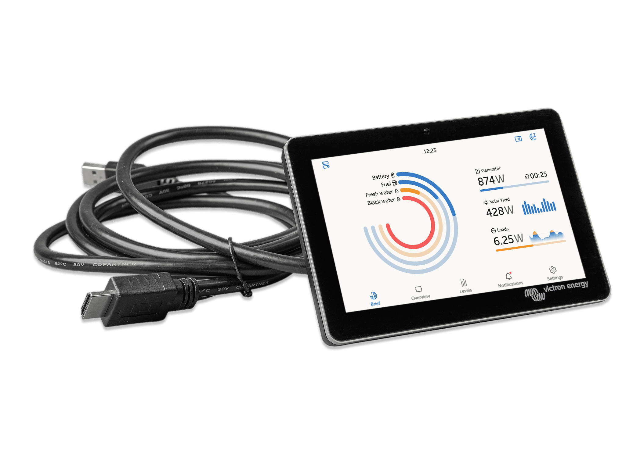Монітори GX Touch 50 та GX Touch 70 | Victron Energy