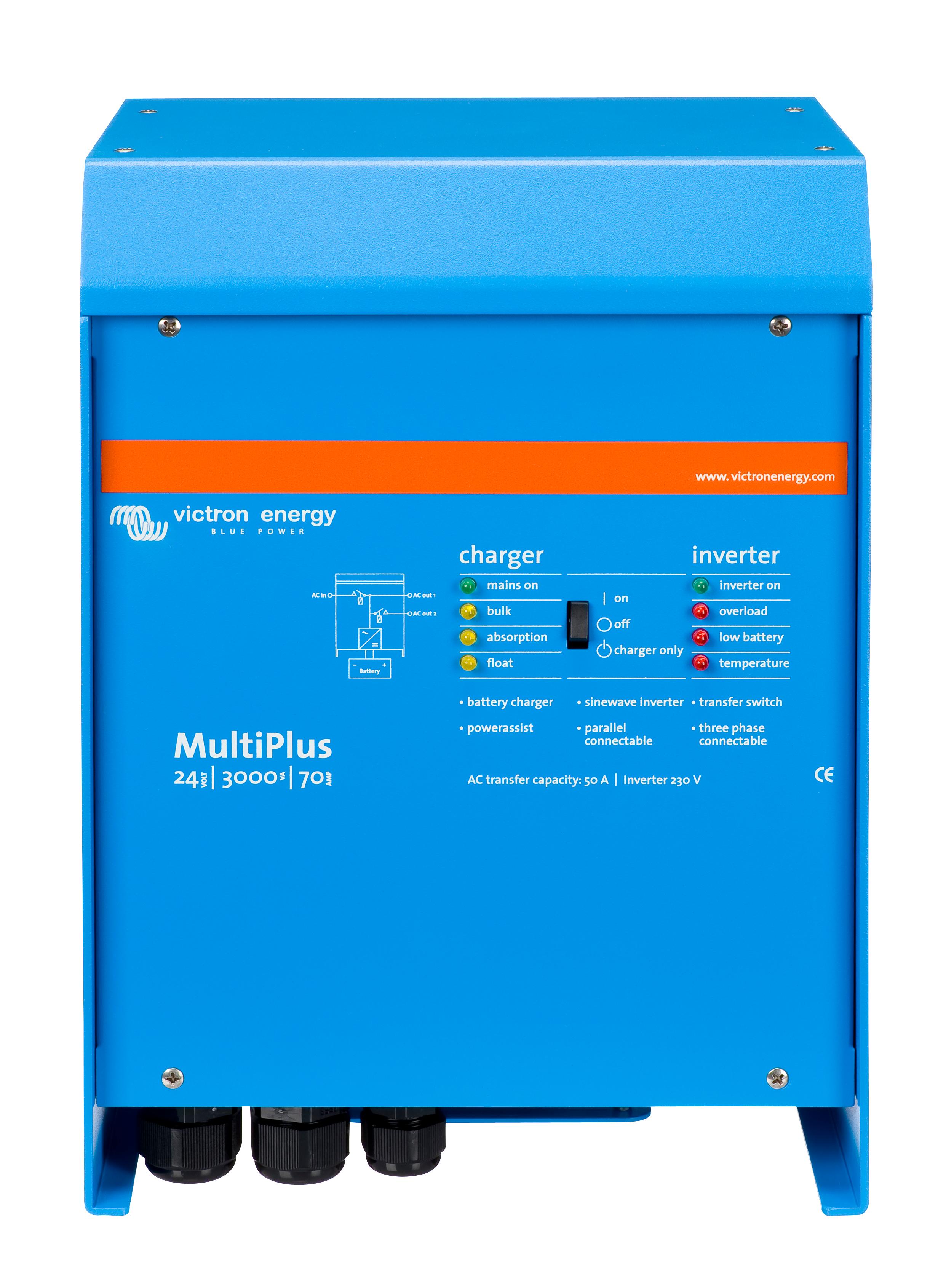 MultiPlus 24V 3000VA 70A 50A (front) thumbnail