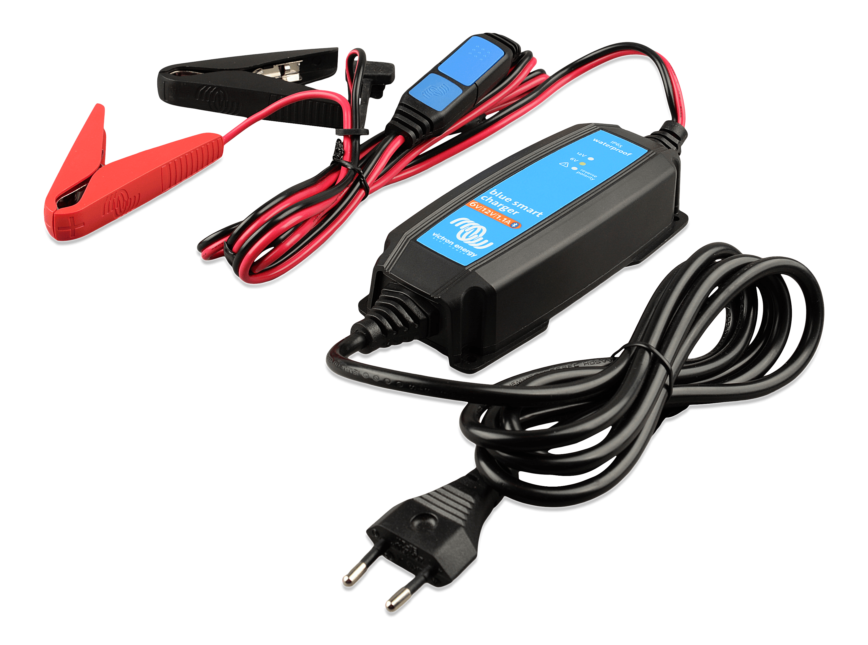 Blue Smart IP65 Charger 6V 12V 1.1 230V CEE 7/16 Retail (left)  thumbnail