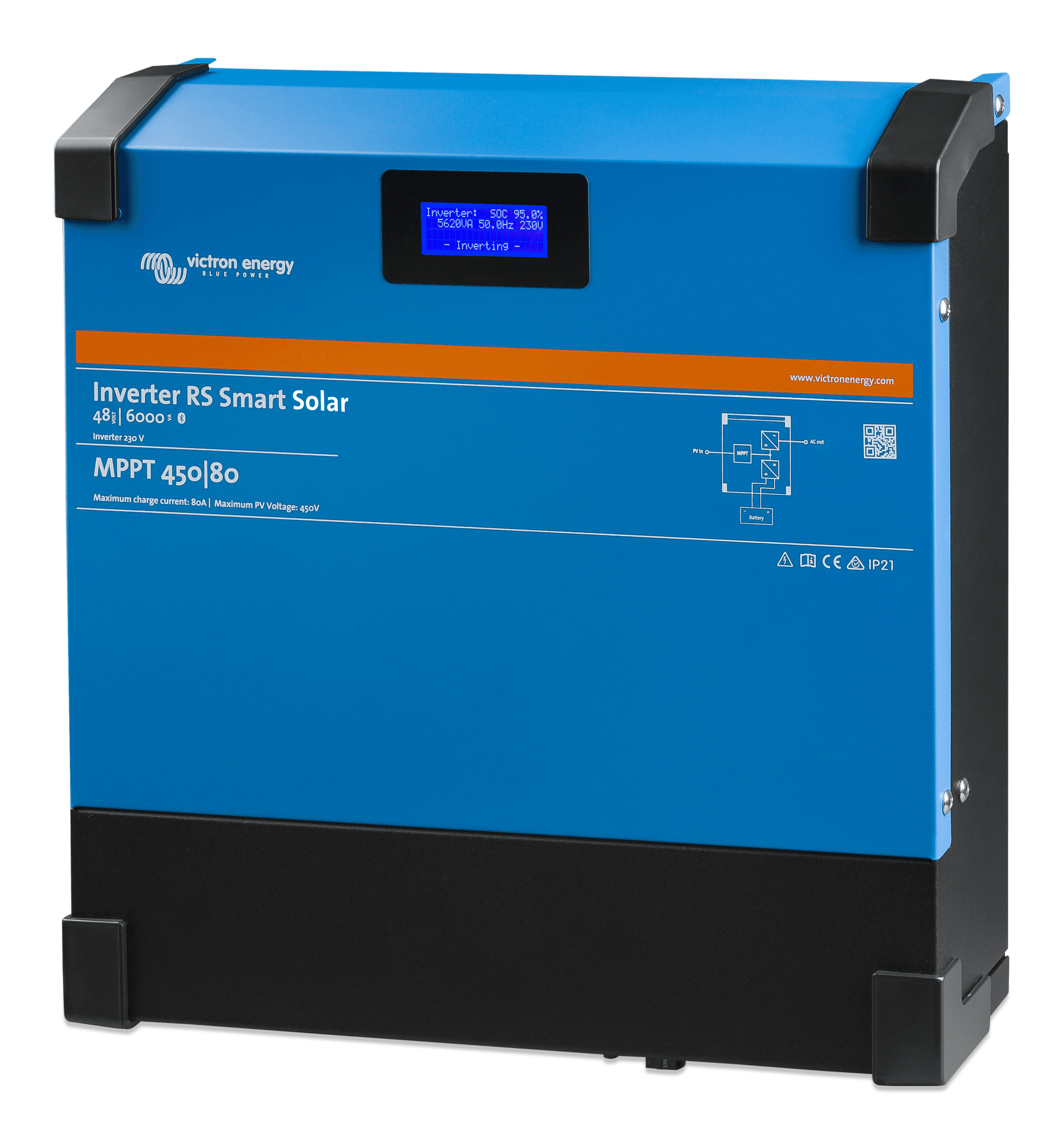 Inverter RS 48V/6000VA Smart Solar (right) thumbnail