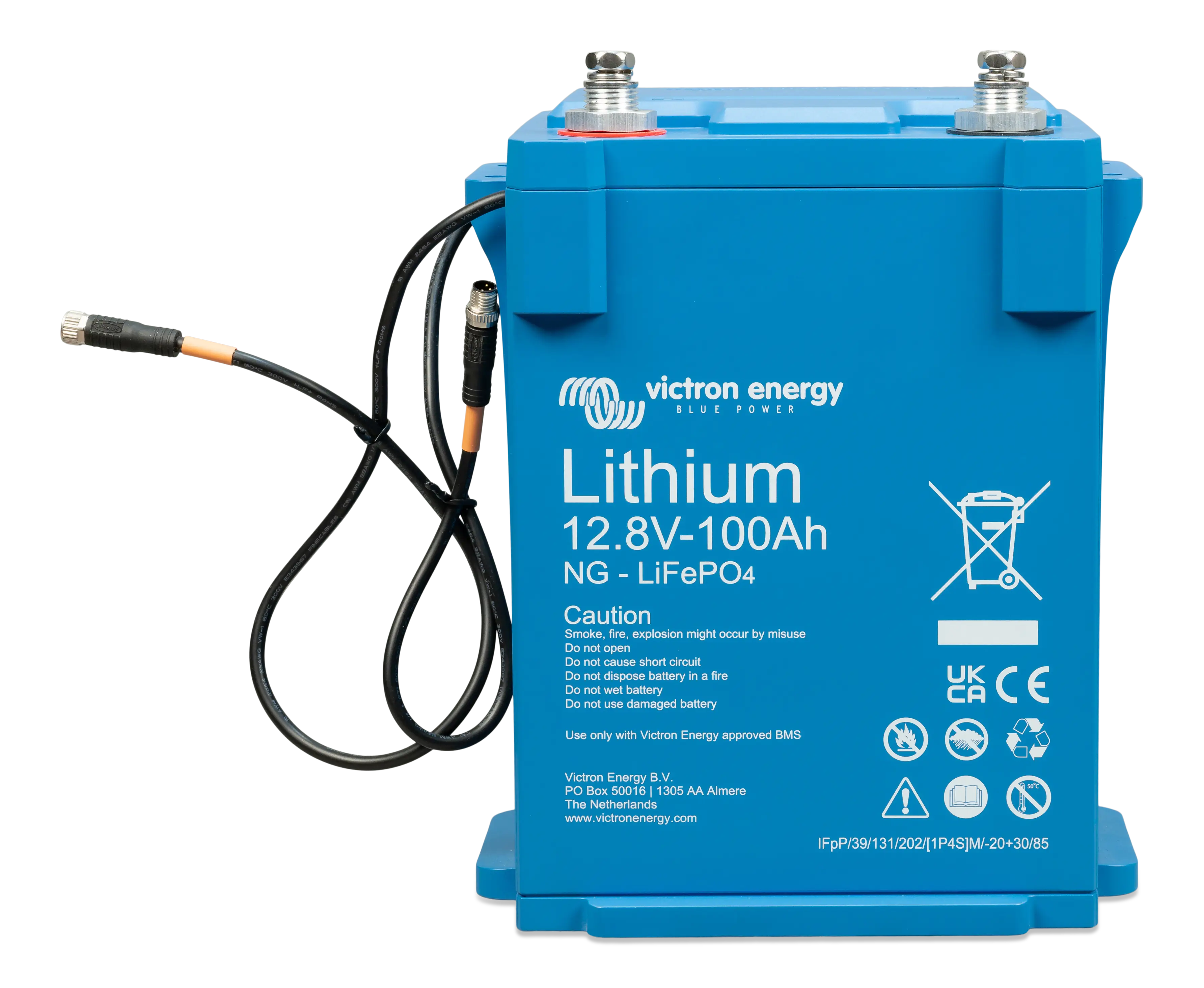 LiFePO4 Battery 12.8V 100Ah NG (front angle) thumbnail