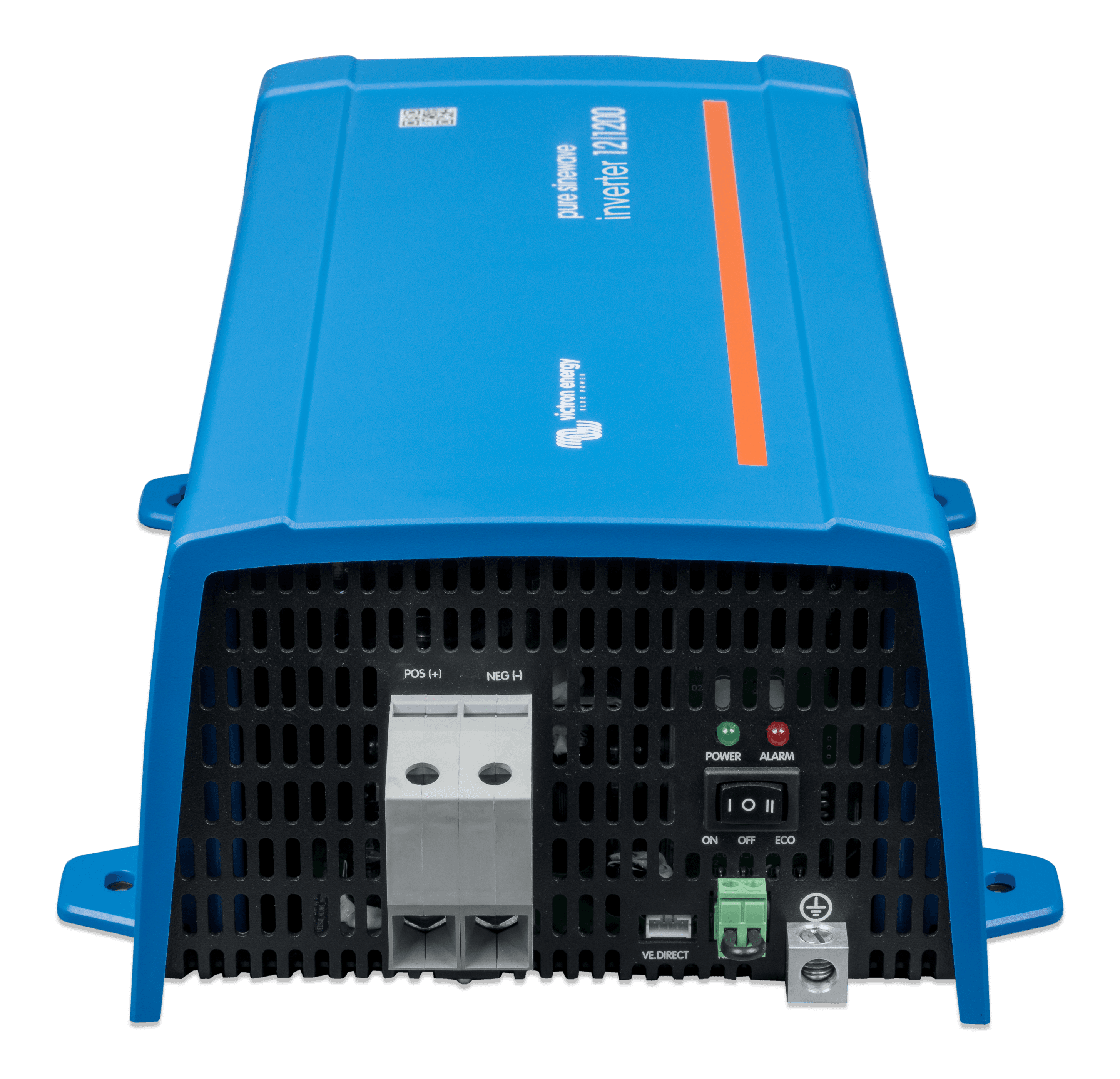 Inverter 12V 1200VA 120V VE.Direct NEMA GFCI (front)  thumbnail