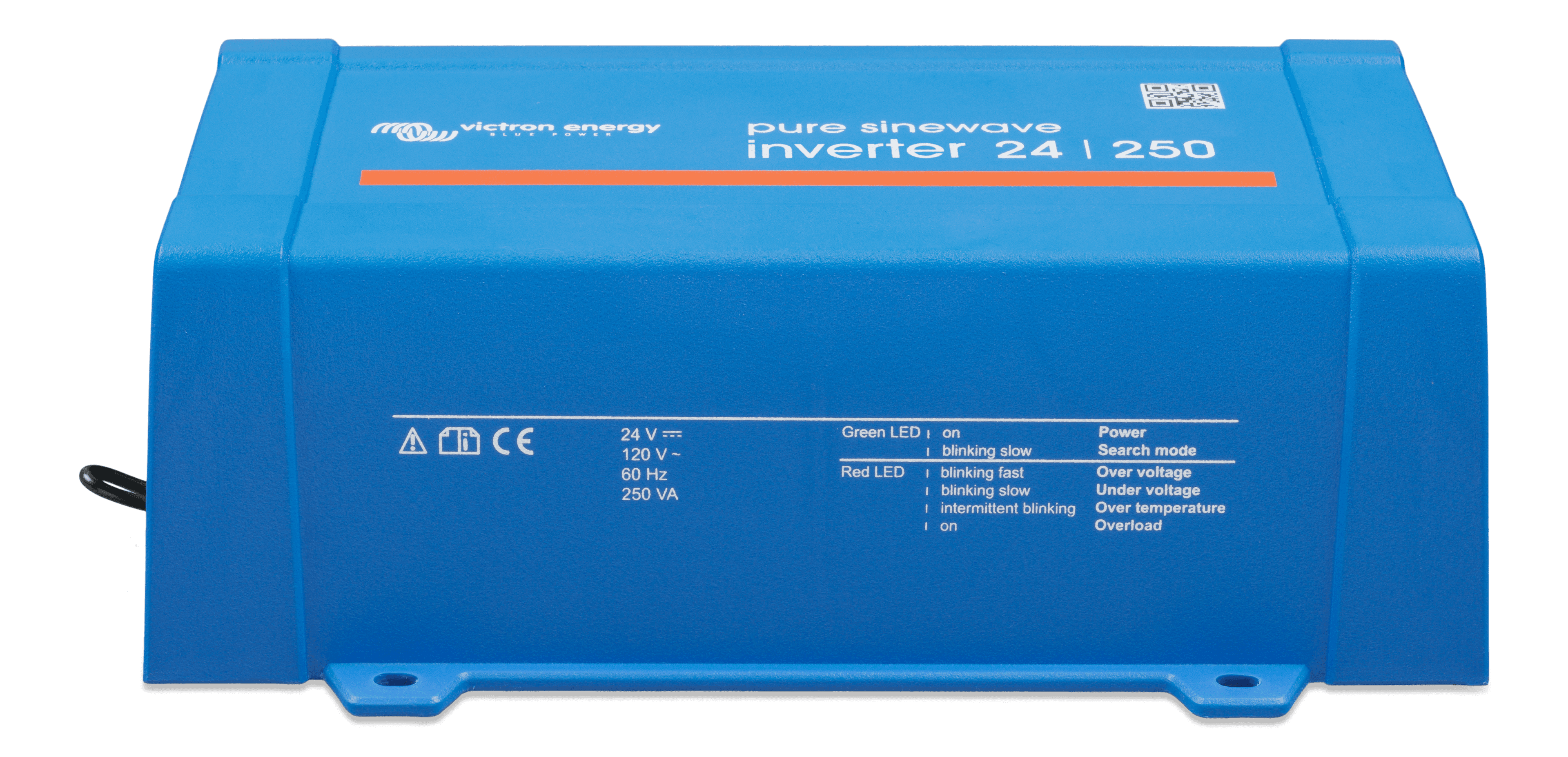 Inverter 24V 250VA 120V VE.Direct NEMA 5-15R (front)  thumbnail