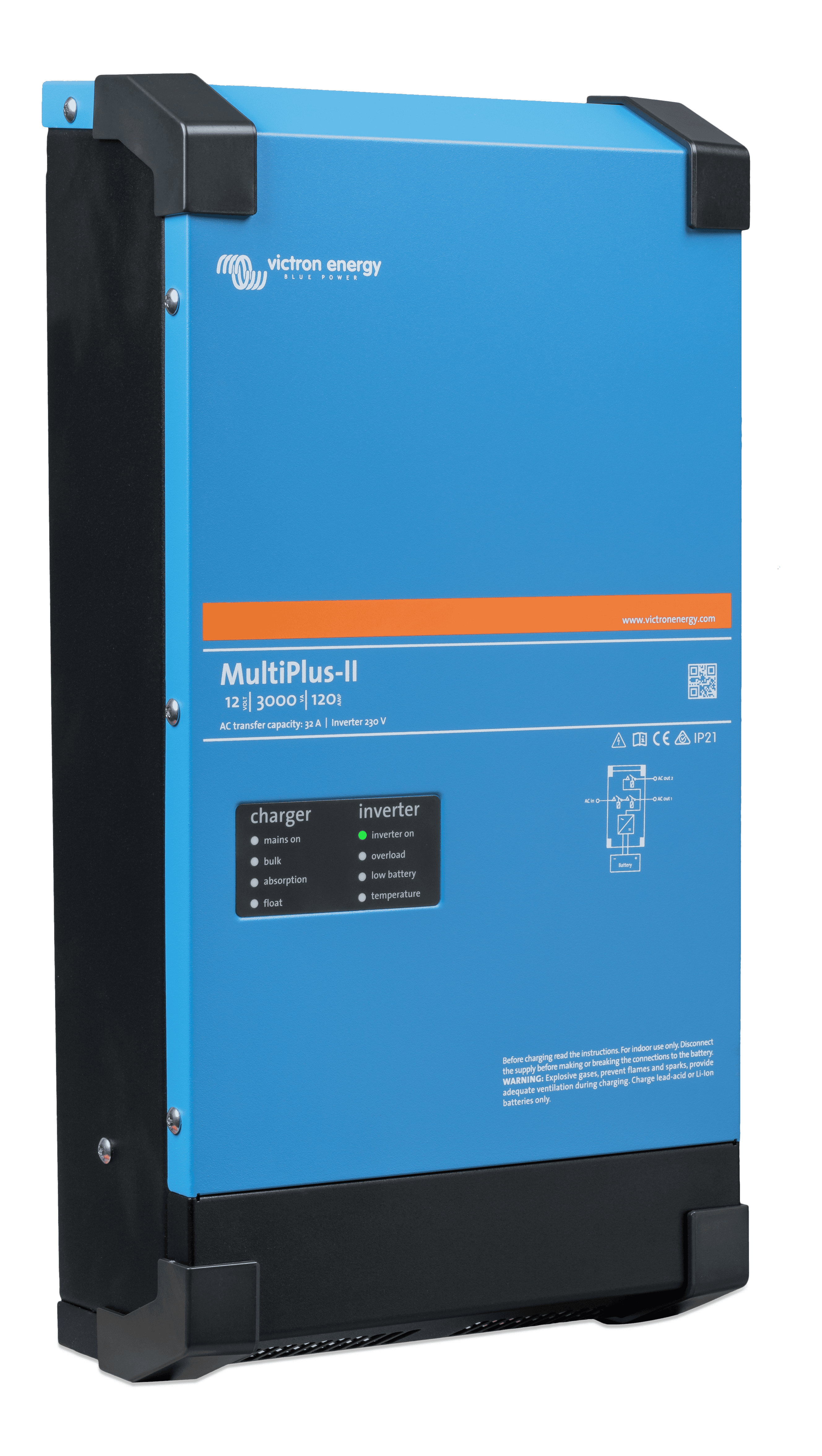 MultiPlus-II 12V 3kVA 120-32 230V (right)  thumbnail