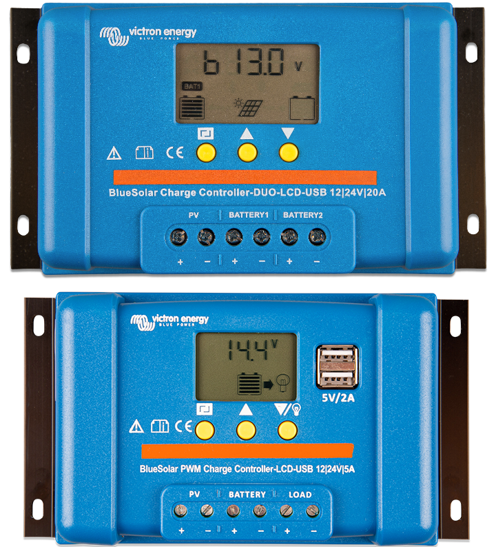 ШІМ-контролер заряду BlueSolar PWM Charge Controller (DUO) LCD&USB