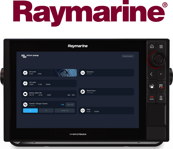 Інтеграція суднового багатофункціонального дисплея та GX - Raymarine
