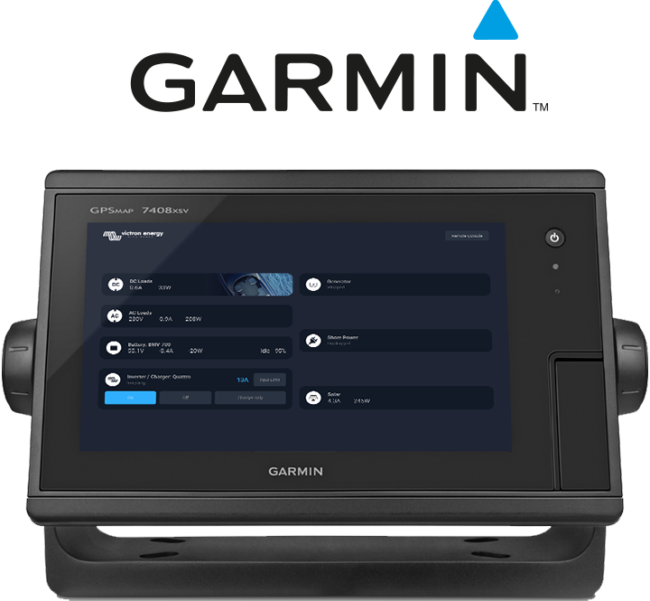 Інтеграція суднового багатофункціонального дисплея та GX – Garmin